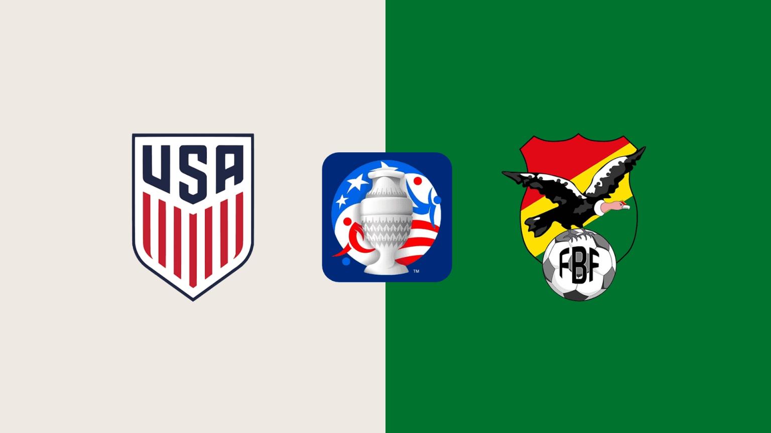 美洲杯-美国vs玻利维亚首发：普利西奇先发，巴洛贡、麦肯尼出战