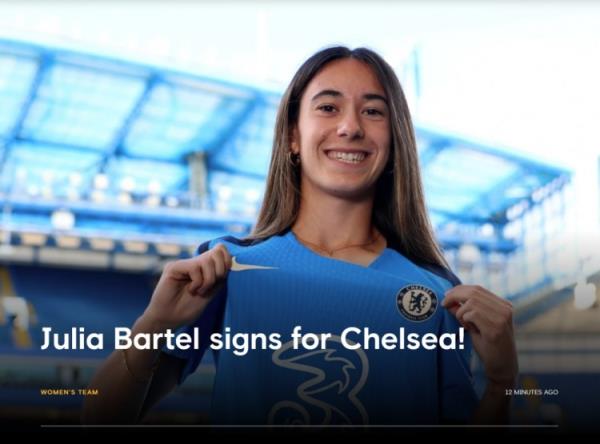官方：切尔西女足签下20岁巴萨女足中场巴特尔，签3+1合同